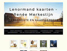 Tablet Screenshot of lenormandkaarten.com